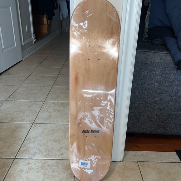 Full Send Foil Printed Skateboard Deck - Picture 1 of 4
